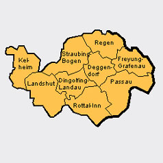 Landkreise und deren Baugebiete